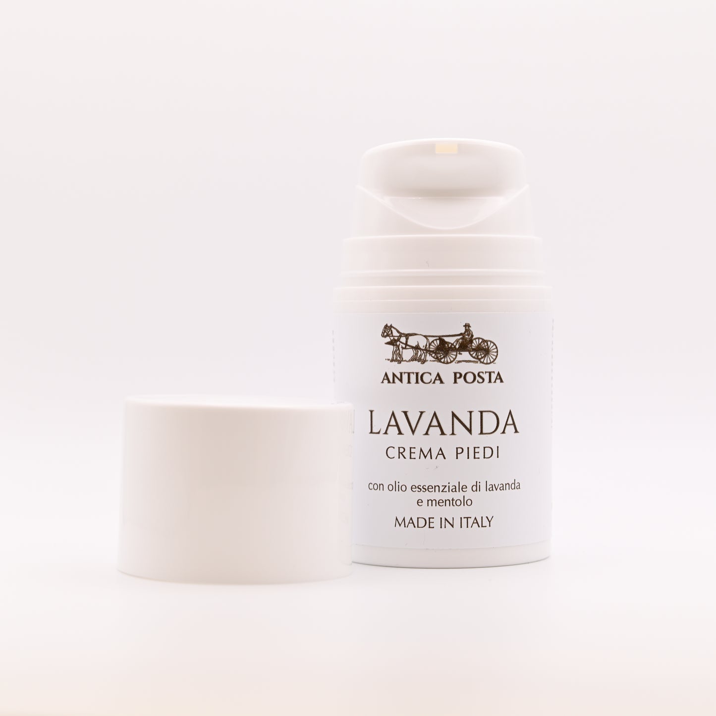 Crema piedi con olio essenziale di lavanda e mentolo