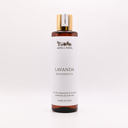 Bagnodoccia con olio essenziale di lavanda