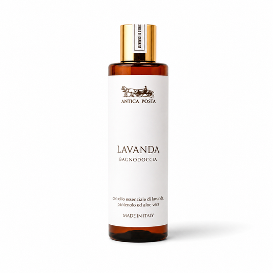 Bagnodoccia con olio essenziale di lavanda