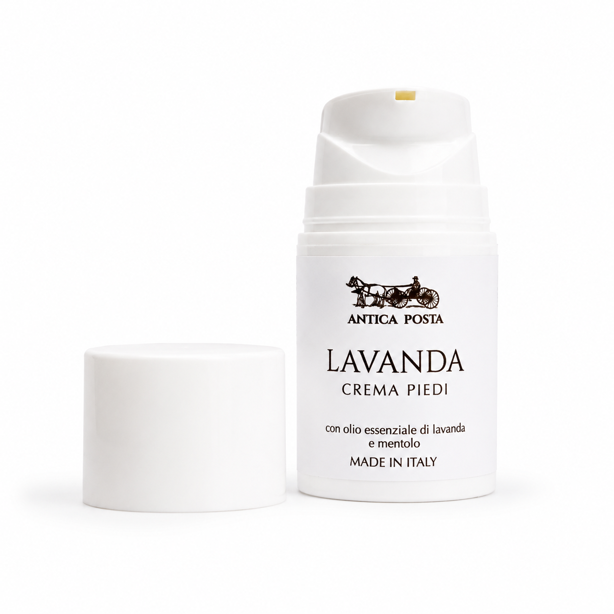 Crema piedi con olio essenziale di lavanda e mentolo