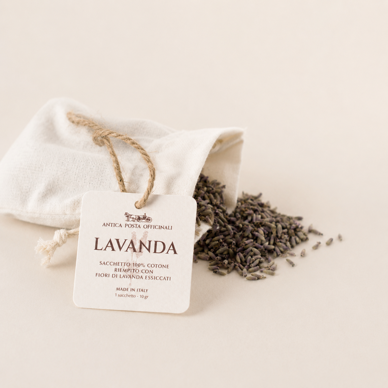 Sacchetto con fiori di lavanda